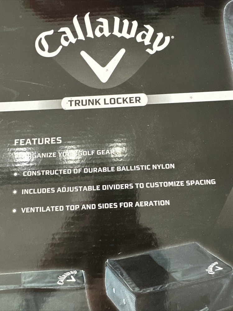 NEW Callaway Golf Trunk Organizer Locker