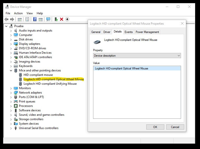 Logitech HP Black 3-Button USB Optical LED Scroll Wheel Mouse M-BT96a 501667