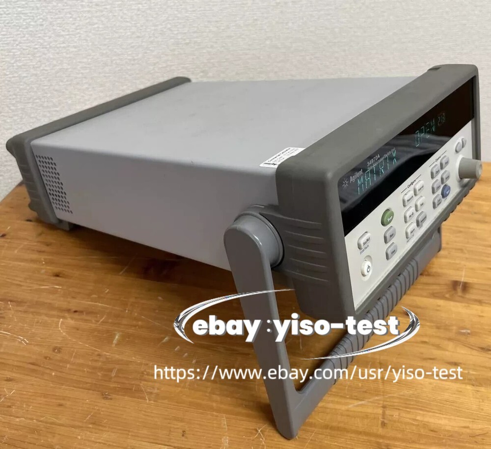 Keysight Agilent 34970A Data Acquisition Switch /Good function #$