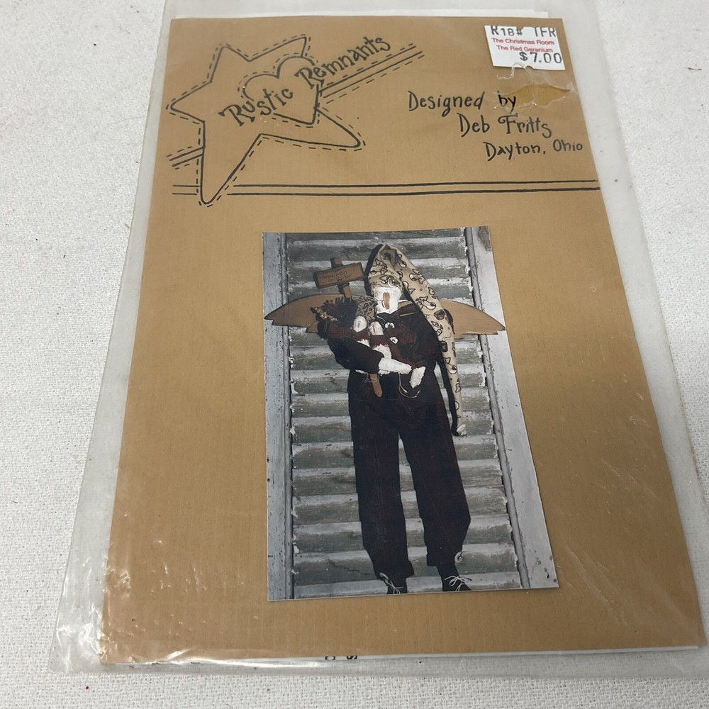 Rustic Remnants Pattern 20" WINTER ANGELMAN Doll