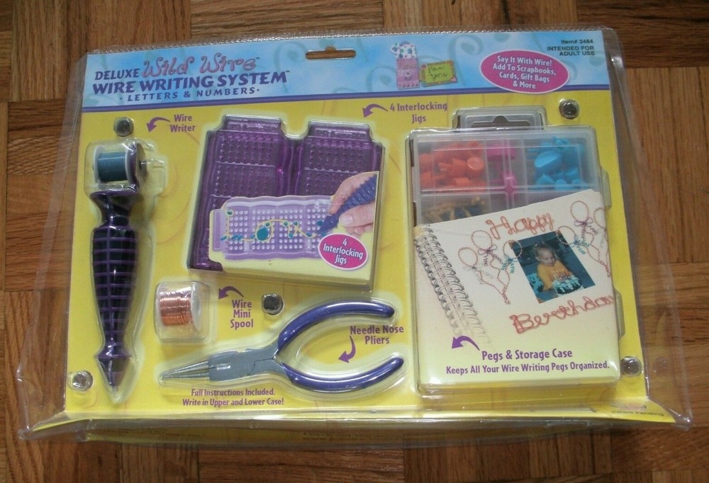 Deluxe Wild Wire Wire Writing System - Letters and Numbers