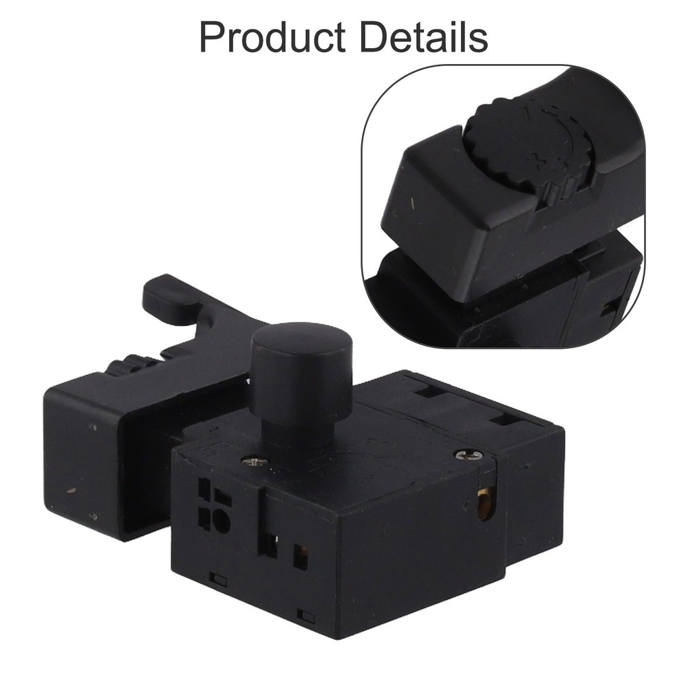 Part Trigger Button Switch Speed Control 1 Pc 1* 6A 250V Accessories Black