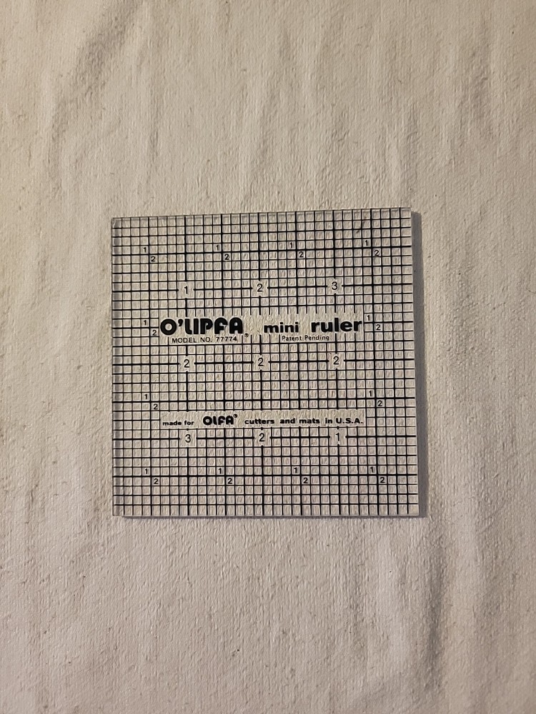 O'lipfa Mini Ruler 4 X 4
