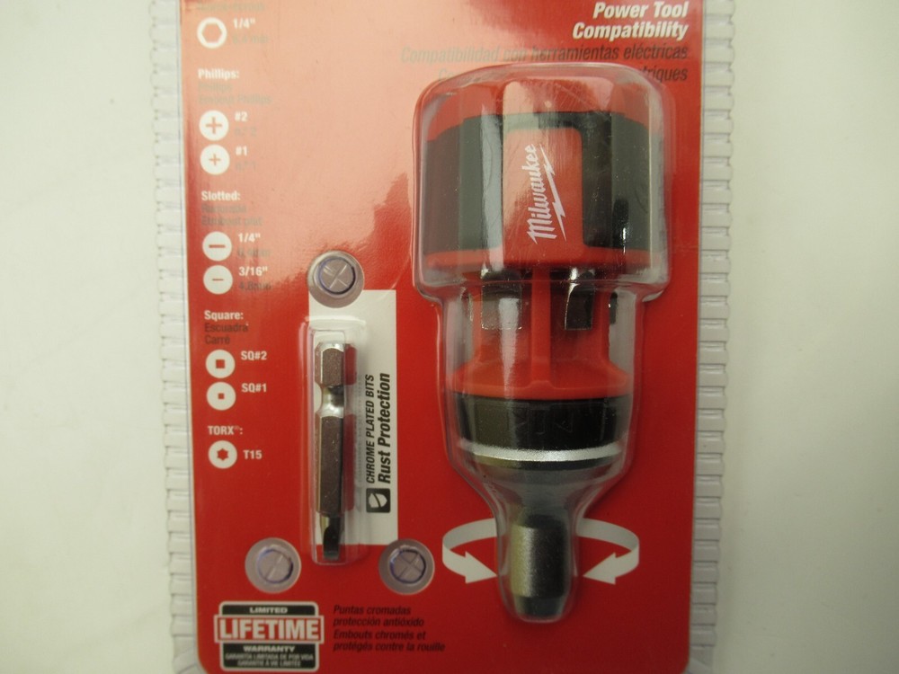 Milwaukee 48-22-2330 8 in 1 Compact Ratcheting Multi-bit Driver
