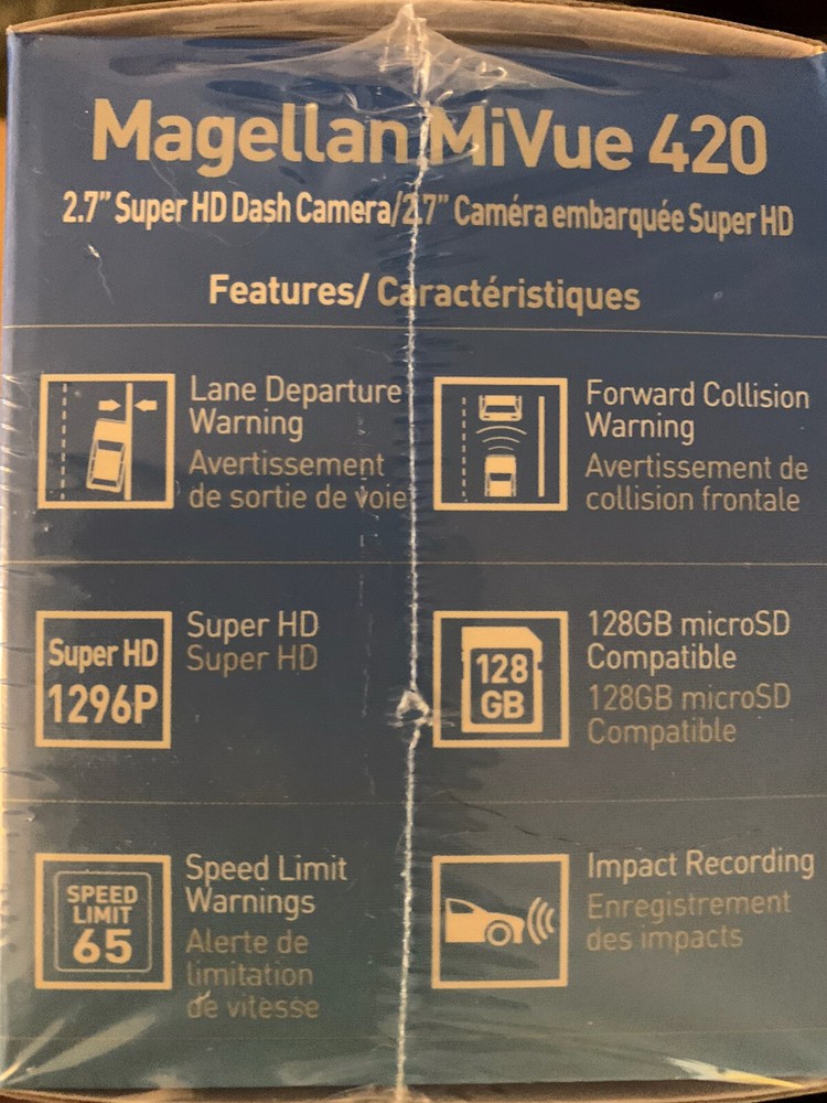 NEW Magellan 1080P Plus Super HD Dash Camera with Enhanced Low Light Performance