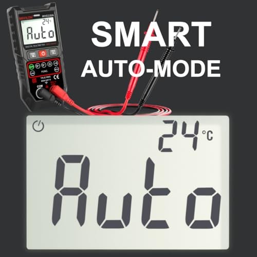 Digital Multimeter TRMS 4000 Counts Multimeter DC AC Voltage Tester MY8300A