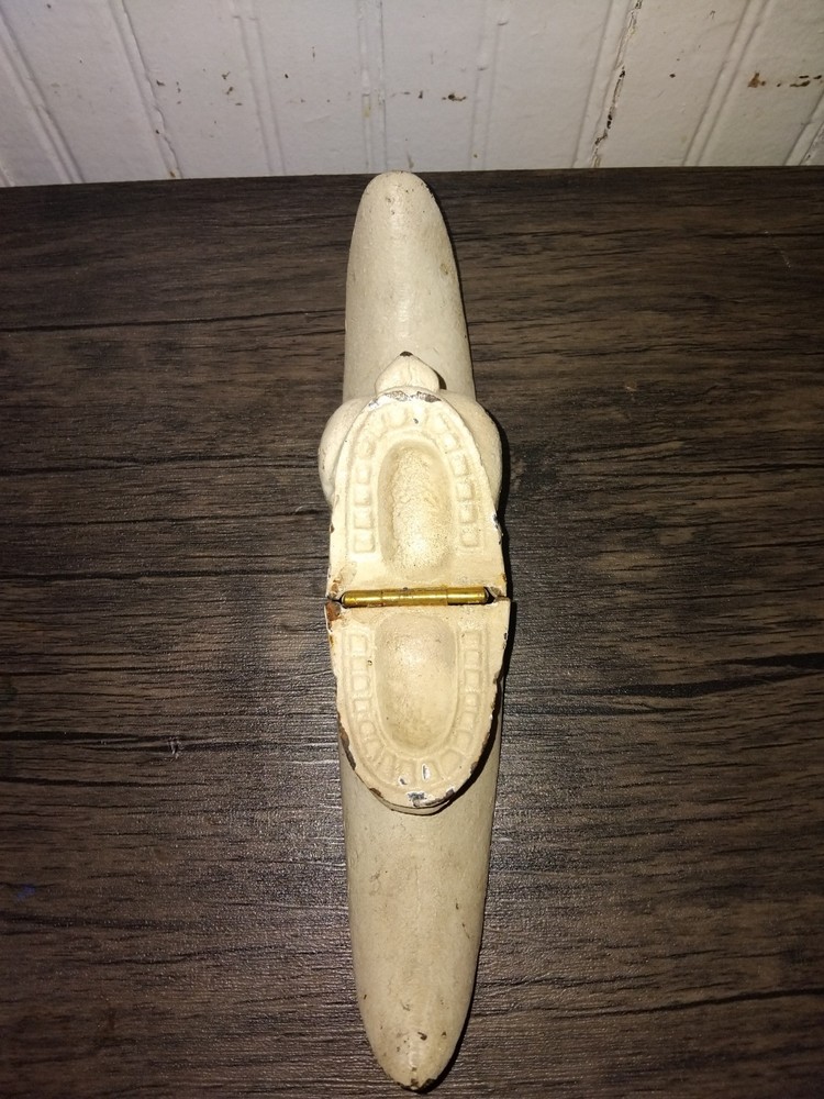 Cast Iron "Man On The Moon" Nutcracker 5.25in