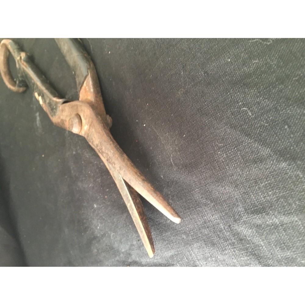 Industrial rustic vintage shears, tin snip