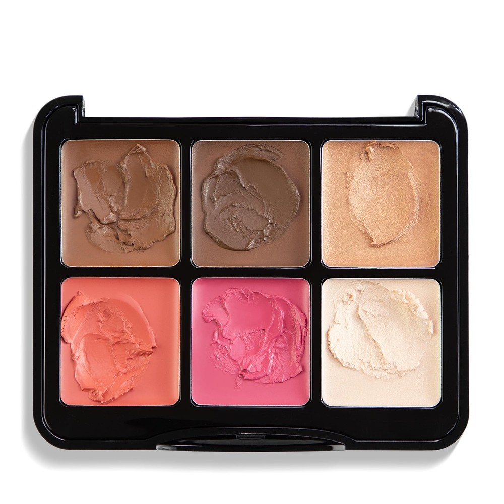 W7 Let’s Face It Cream Palette – Light Soft Glow - -