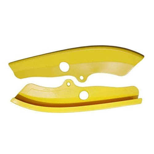 Front Bumper Lip Splitter Protector Replacement for 2015-2024 Model 1 Yellow