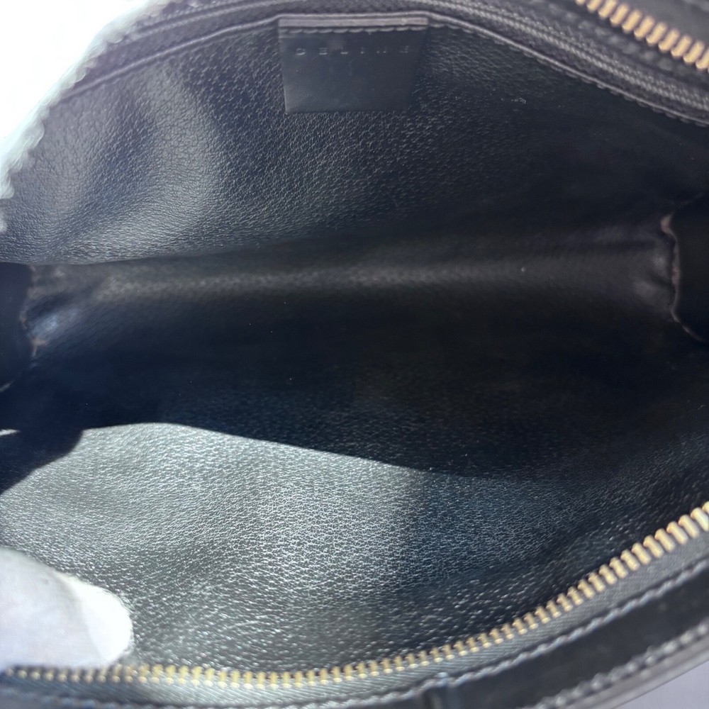 CELINE Clutch Bag Macadam Authentic