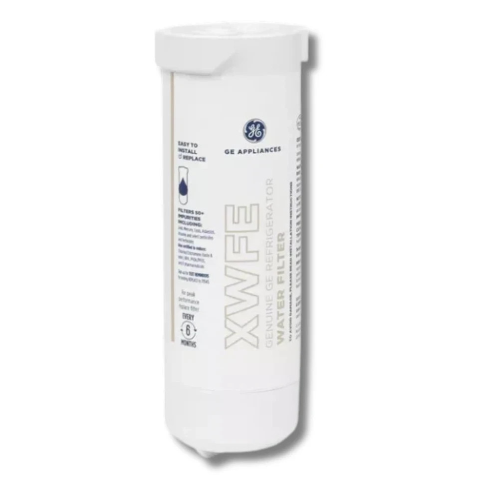 GE XWFE Refrigerator Water Filter, Genuine Replacement Filter