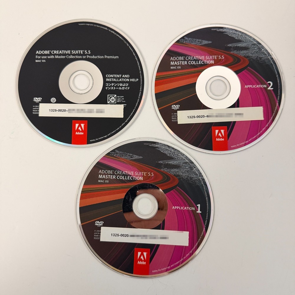 Adobe Creative Suite 5.5 CS 5.5 Master Collection For MAC OS Full DVD Version