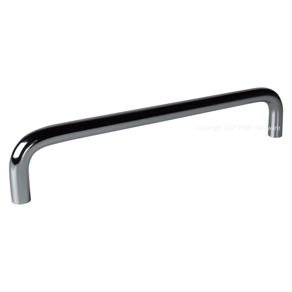 6” Polished Chrome Cabinet Handles (5-PACK) Quality Drawer Wire Pulls 5.75” CC