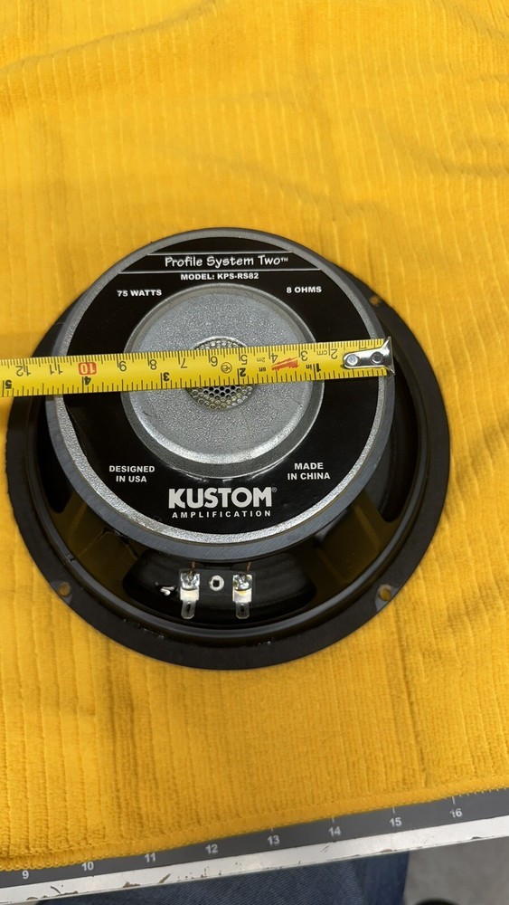 Kustom kps-rs82 8” Woofer Driver 75 Watts Works Great Pull From KPS-LS200 🔥🔥