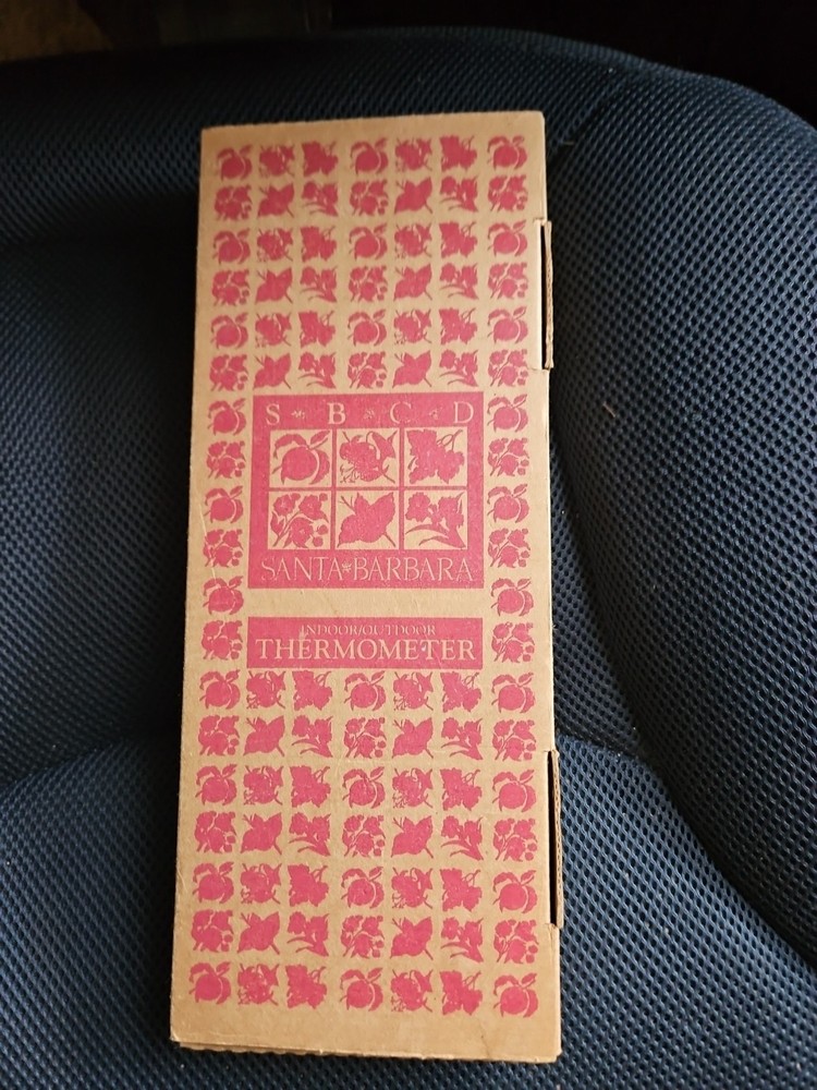 Beautiful Santa Barbara Ceramic Thermometer