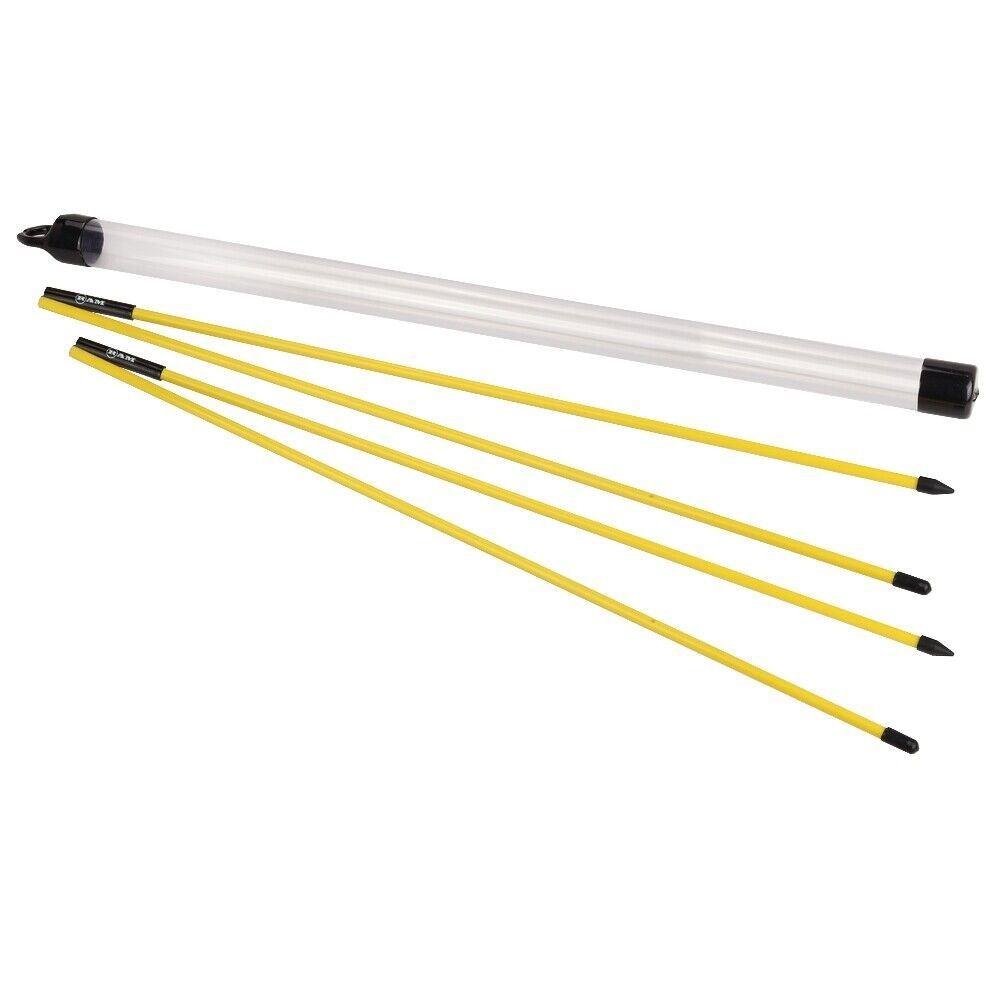 2x Ram Golf 48" Collapsible Folding Alignment Sticks / Practice Aim Rods