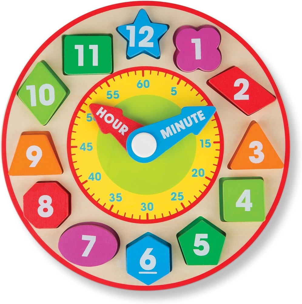 Shape Sorting Clo - Wooden Educatal Toy