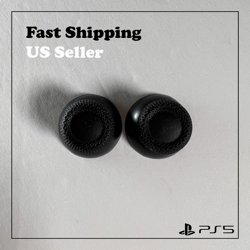 2 PCS Replacement Part Analog Joystick Thumb Stick PS5 Controller Black