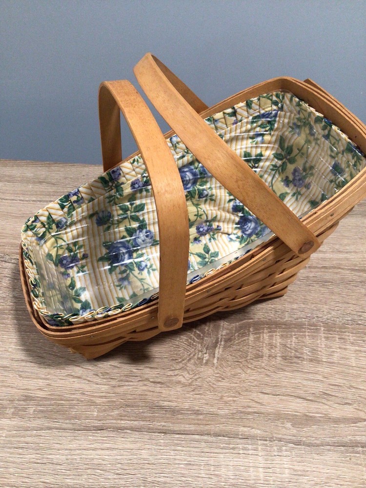 Longaberger Two Handled Fruit Vegetable Bread Basket 1996