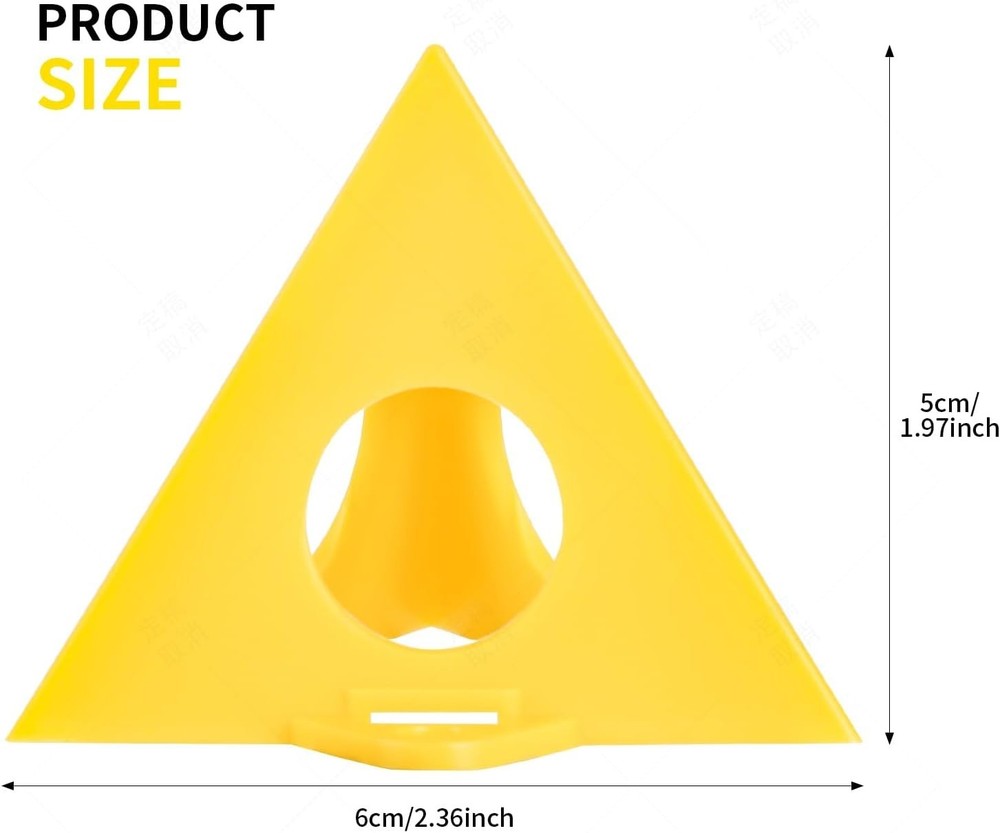 Triangular Paint Stands: 36 Mini Cone Supports for Effortless Painting Projects