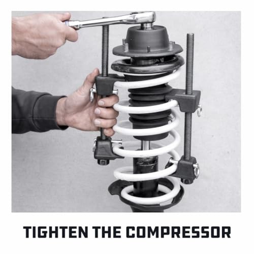 Strut Spring Compressor Kit, Remove and Install Coil Springs, Tighten 5 Piece