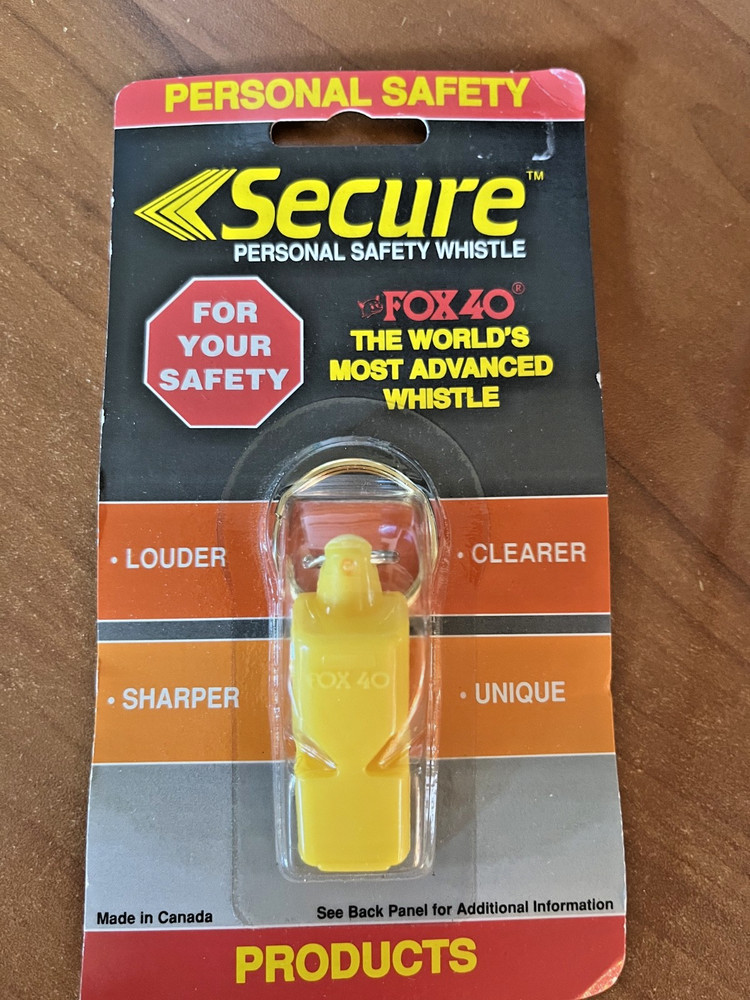 NIP * FOX 40 * Secure Personal Safety Whistle (World's Most Advanced WHISTLE)