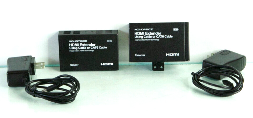 Monoprice ME100 HDMI Extender Receiver/ Transmitter Kit m886