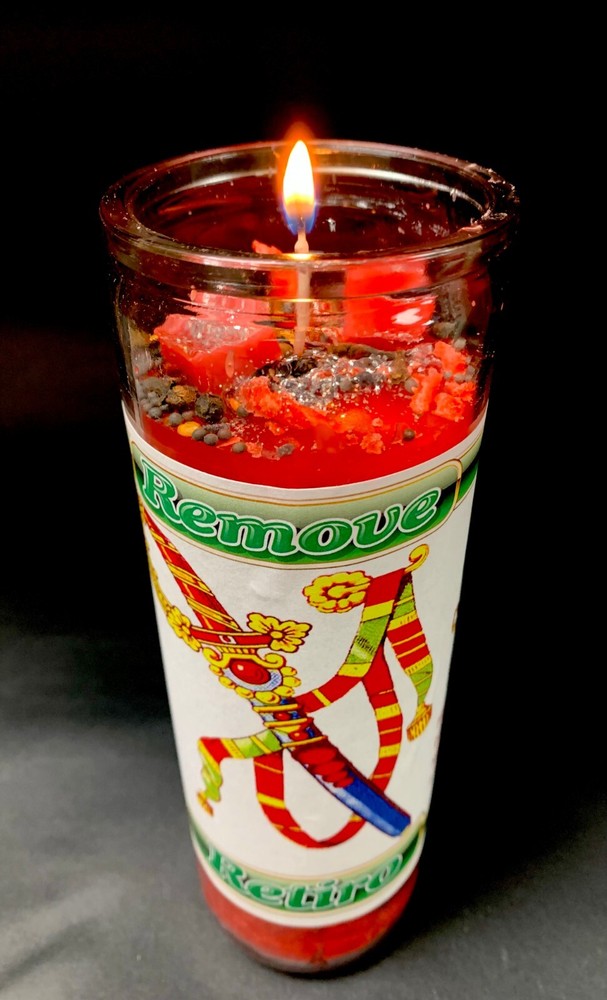 7 Day Dressed Candle Remove / Retiro