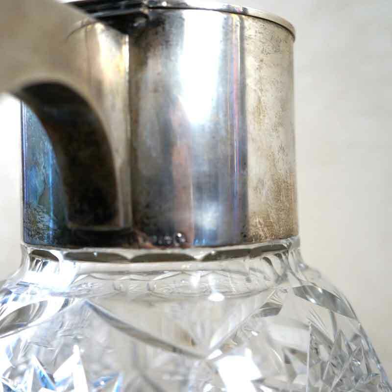 Crystal Silver Pitcher Germany