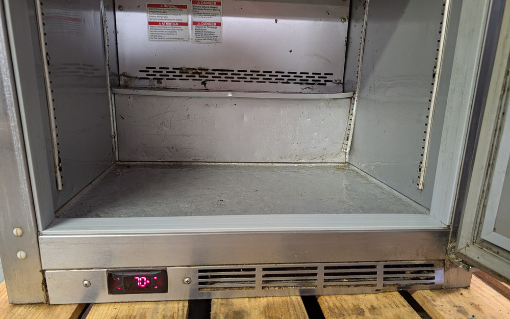 Beverage-Air UCF27AHC-23, 27" Undercounter Freezer, Left Hinged Solid Door