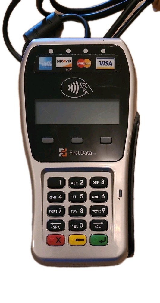 First Data FD-35 POS Credit Card Terminal Reader Tested Works