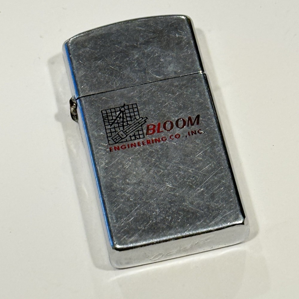 Vintage Zippo Lighter Bloom Engineering Company Advertisement