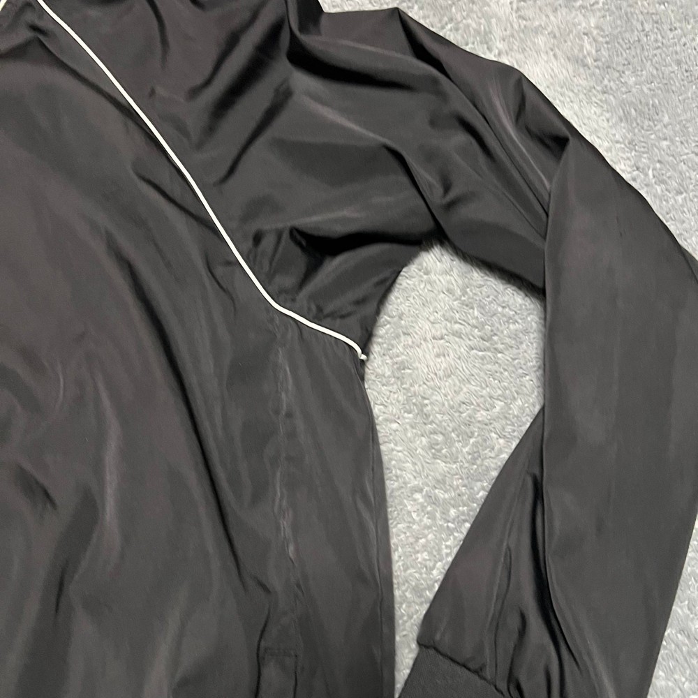 Footjoy Windbreaker Golf Jacket Mens XL Black White Pullover