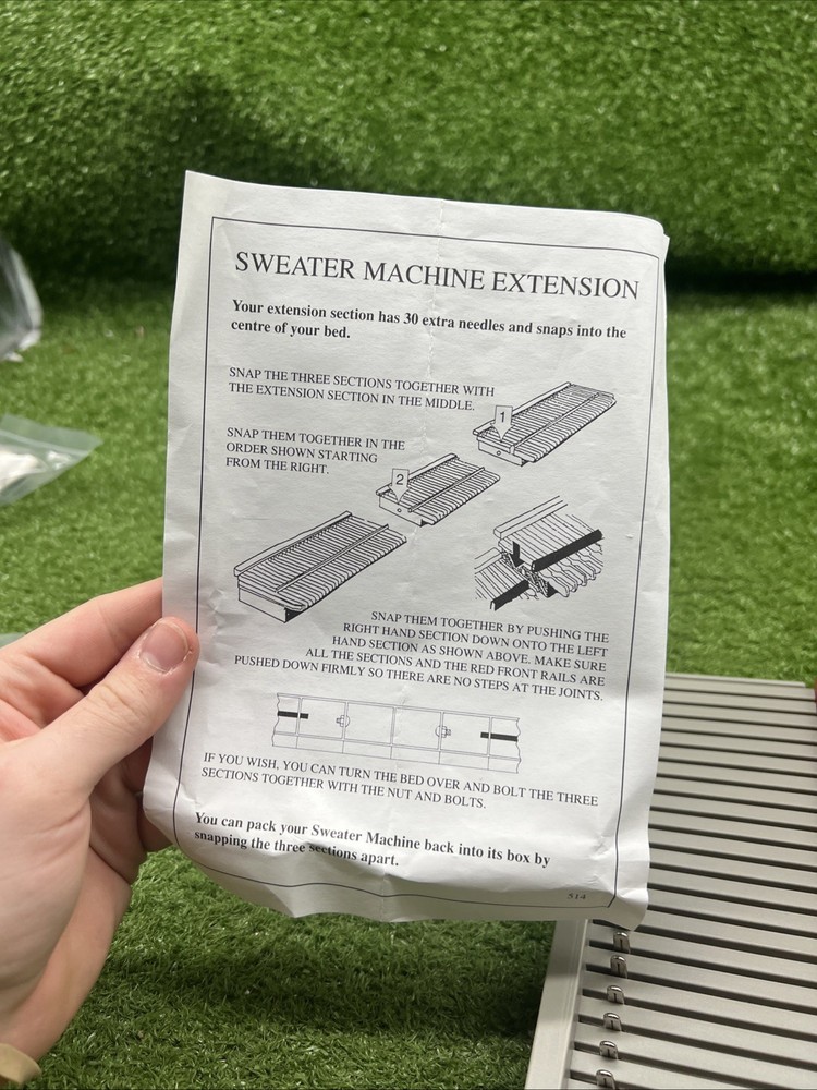 Bond Ultimate Sweater Machine Extension Kit 30 Needles. S2