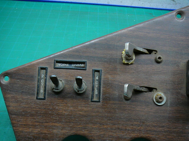 USED DASH PANEL W/CHELSEA PTO SWITCH