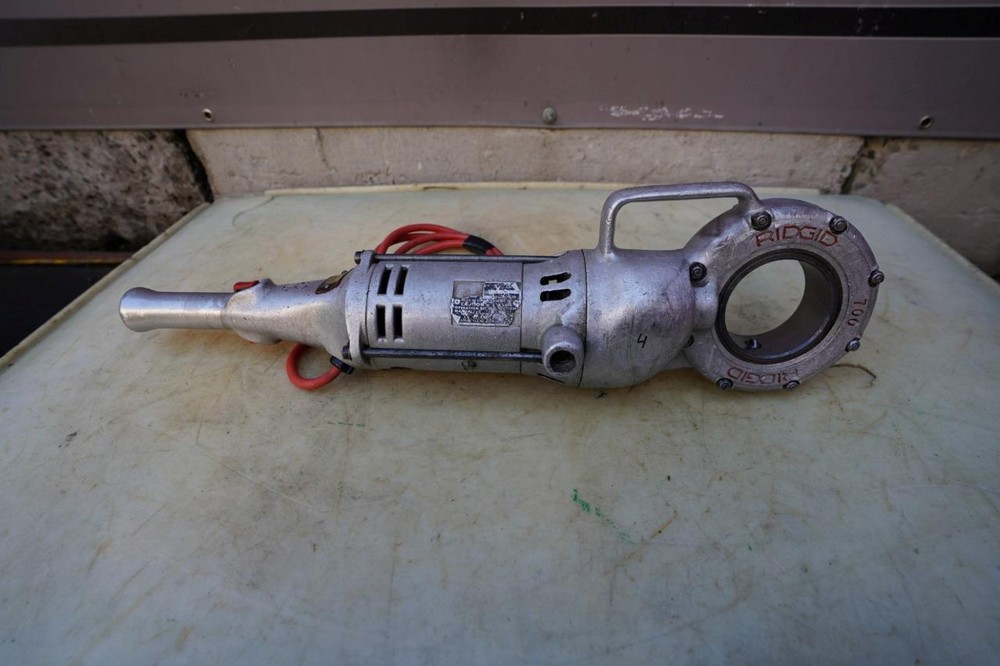 Ridgid 700 Pipe Threader Threading Machine for 12R Dies   Works Fine   #4