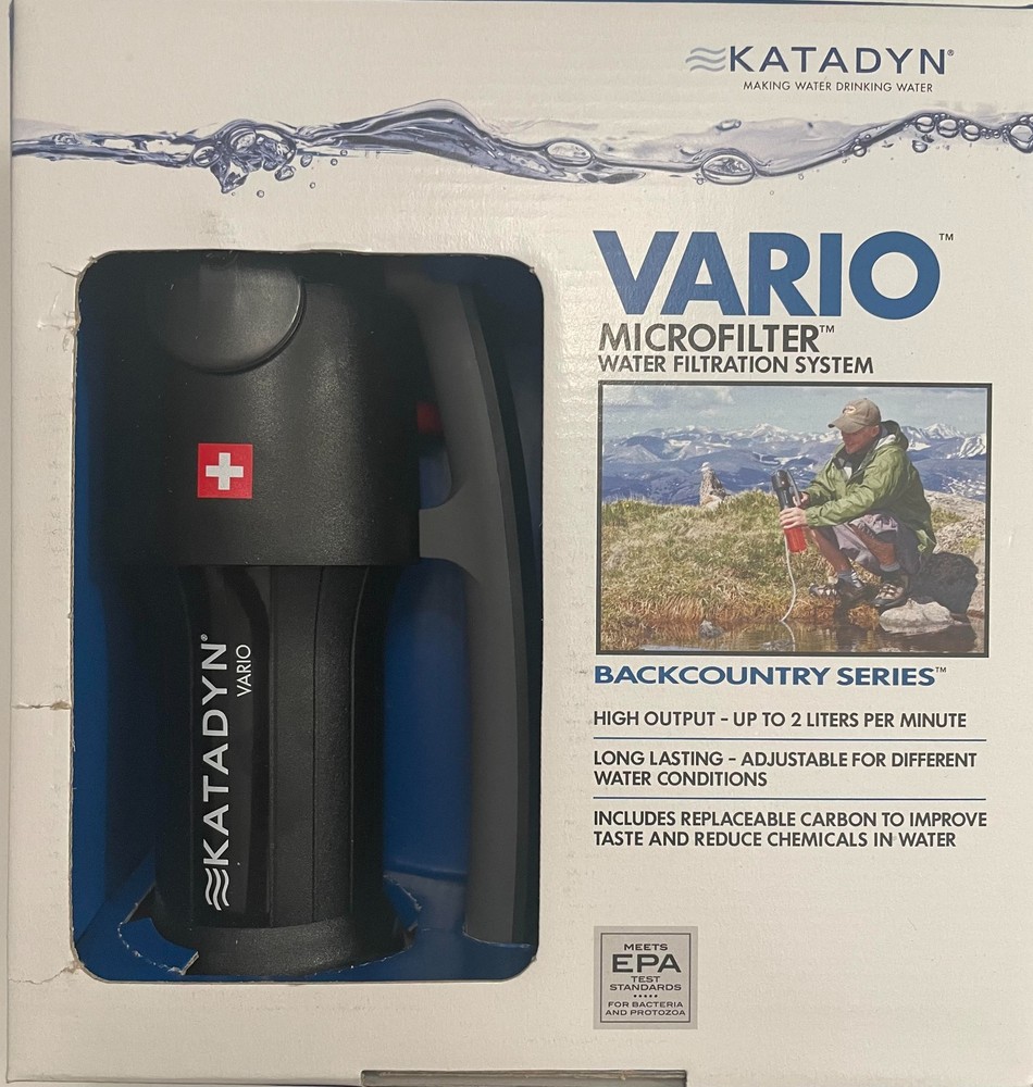 Vario Katadyn Microfilter Water Filtration System
