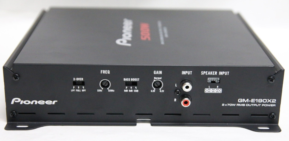 Pioneer GM-E190X2 Bridgeable Two Channel Power Amplifier 500W