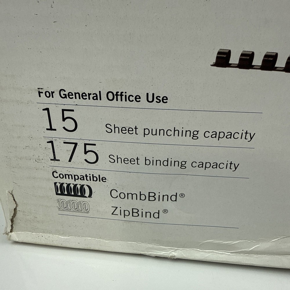 GBC CombBind C95e Manual Comb Binding Machine