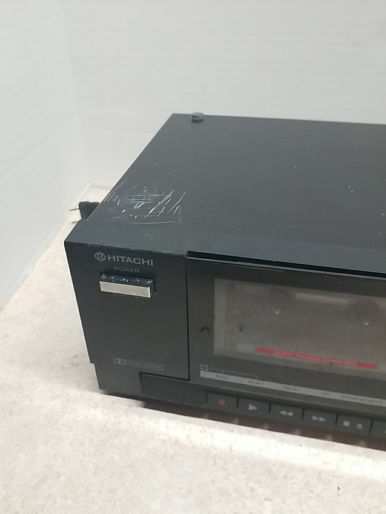 Hitachi D-E17 Cassette Tape Deck HiFi Separates - Powers On Needs Work