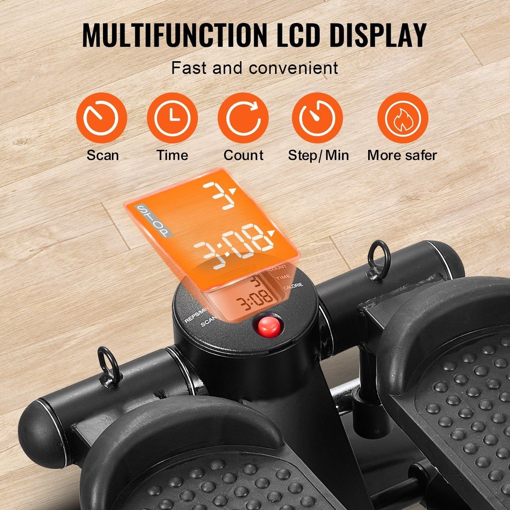 All-in-One Mini Stepper with Electronic Display 330lb Rated