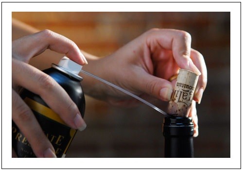 PRIVATE PRESERVE WINE PRESERVER INERT GAS AEROSOL WINE BOTTLE SPARGING SYSTEM