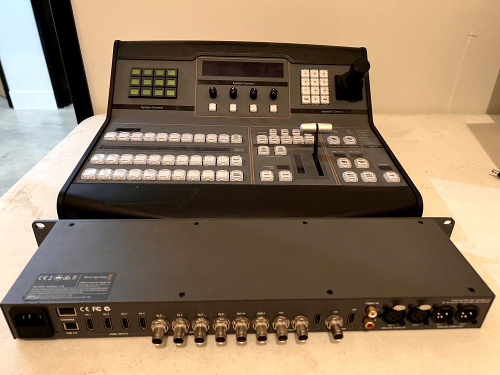 Atem 1 m/e production studio 4k with 1M/E Control Panel