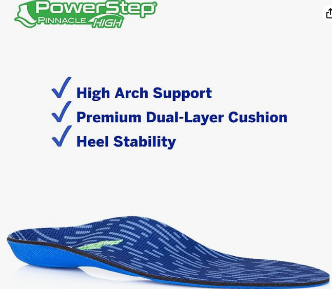 power step pinnacle high arch