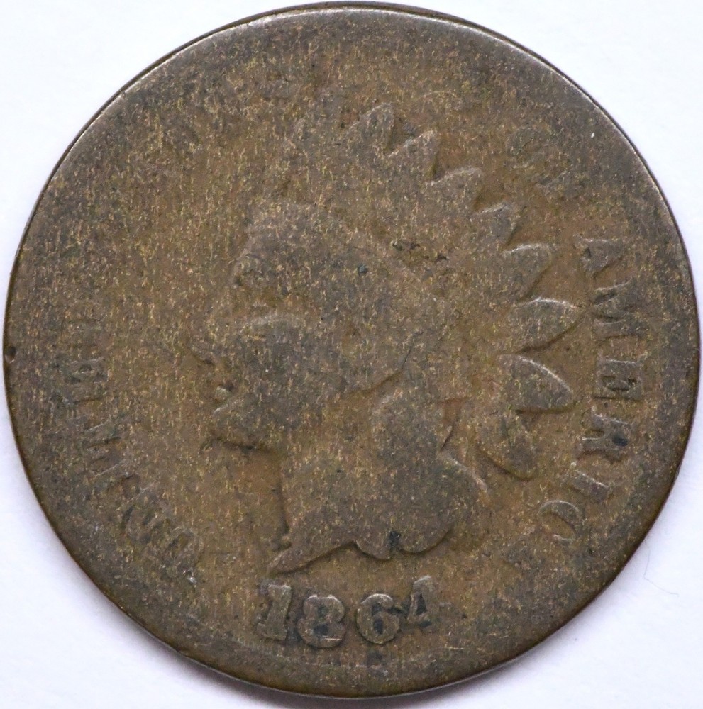 1864 l indian head penny