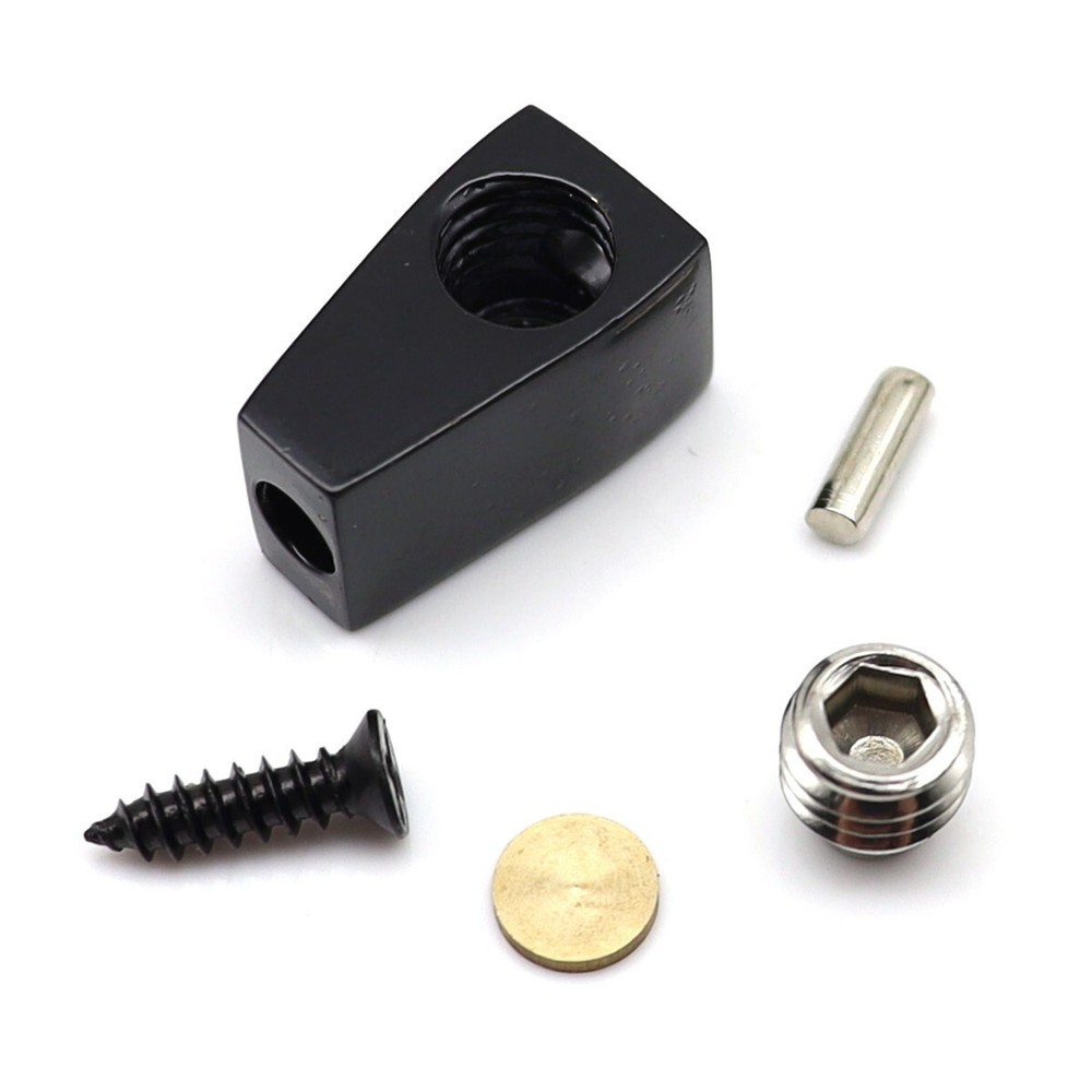 4 String Headless Bass Nut Single String Nut for 4 String Electric Bass Black