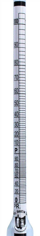 Professional Grade Alcohol Tester - 0-200 Proof Hydrometer for Home Distilling