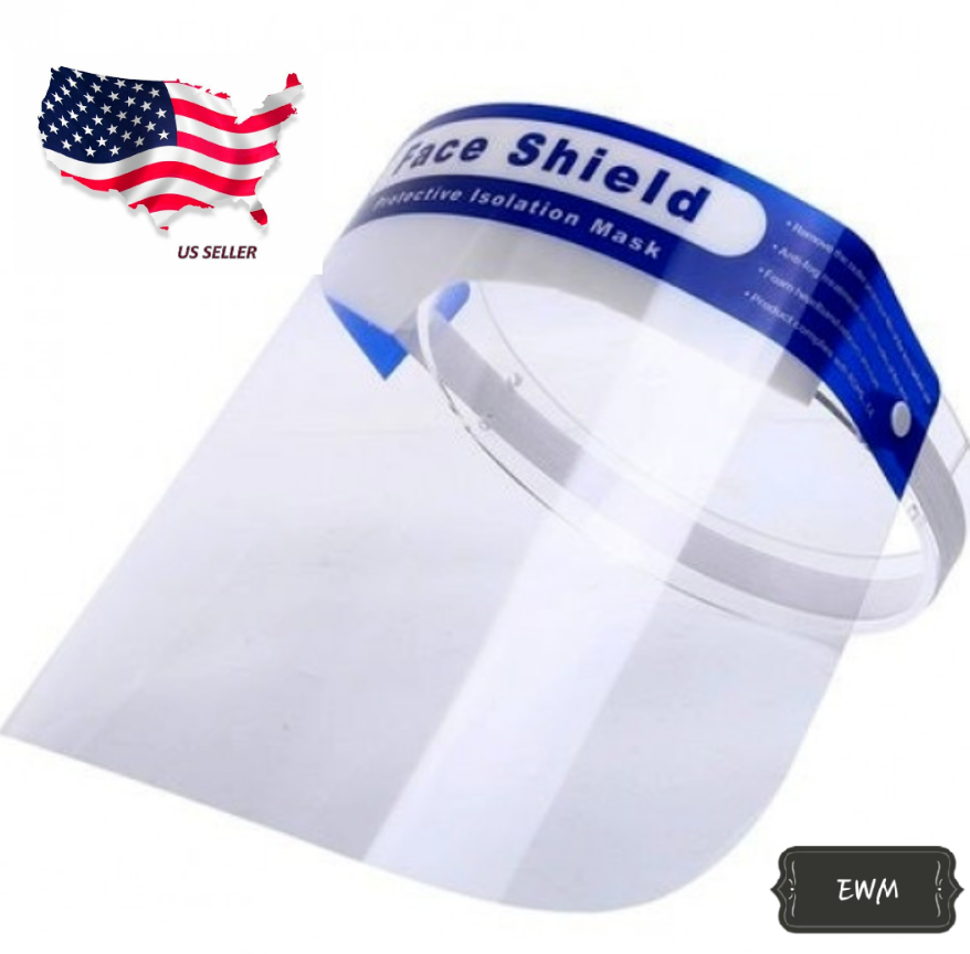 3 PCS Safety Face Shield Anti-Splash Reusable Washable Mask