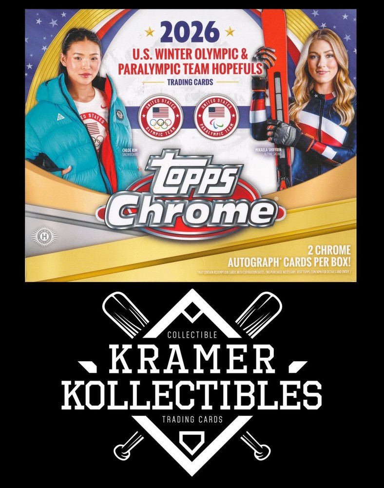 2026 Topps Chrome US Olympic Team Inserts & Parallels - COMPLETE YOUR SET!